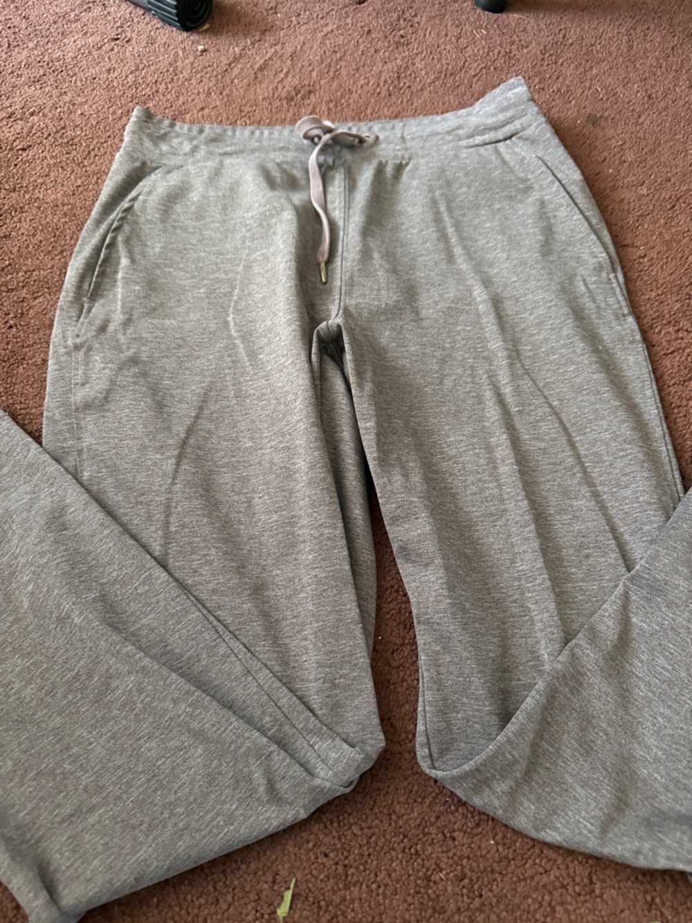 Mono B Heather Purple Drawstring Joggers